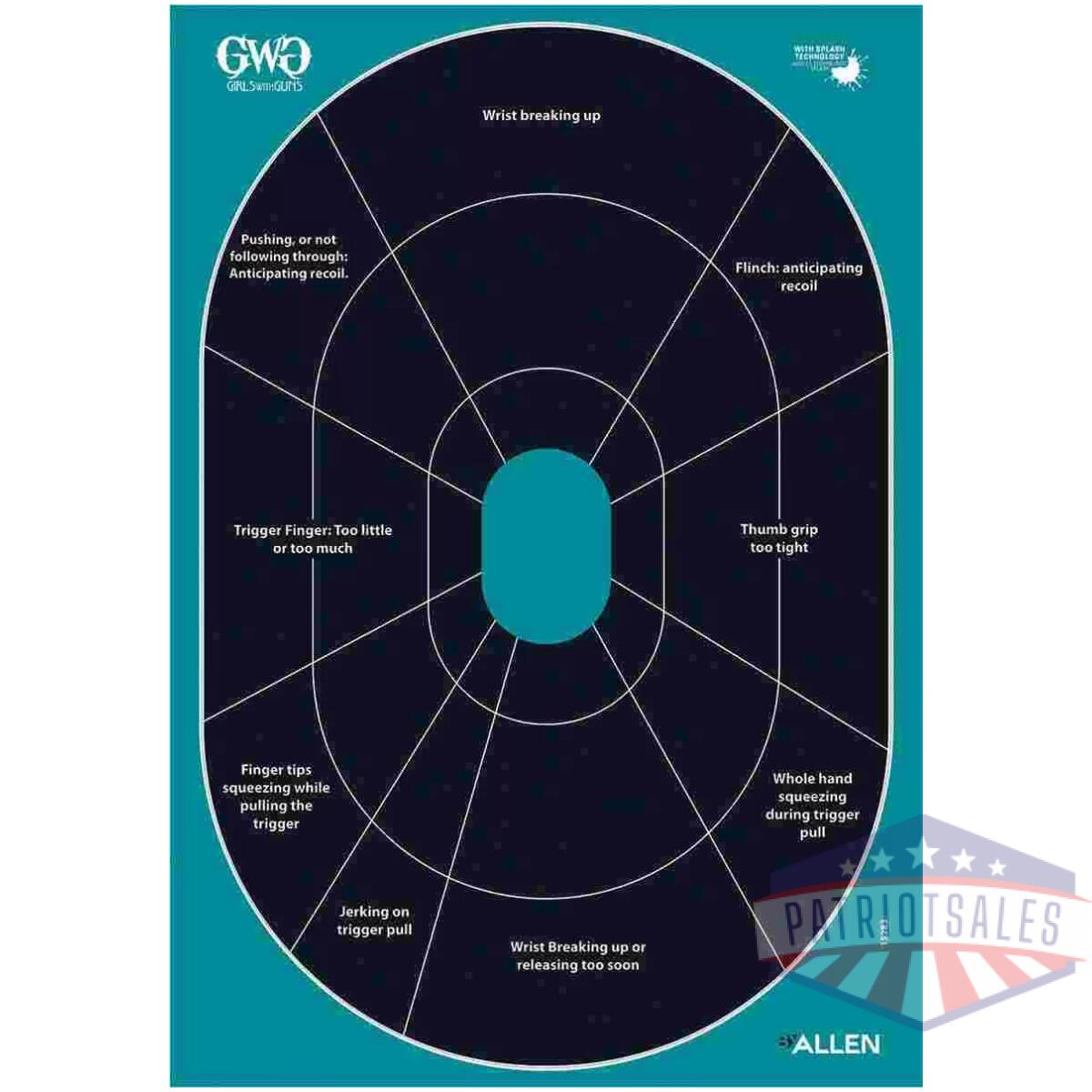 Https3a2f2fmedia. Chattanoogashooting. Com2fimages2fproduct2fan152832fan15283 - allen girls with guns splash adhesive oval silhoutte target 12x18 - 5/ct - https3a2f2fmedia. Chattanoogashooting. Com2fimages2fproduct2fan152832fan15283