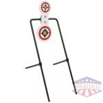 Allen EZ-Aim Hardrock AR500 Round Spinner Targets & Stand for Rimfire Rounds & Centerfire Pistols 7.375"W x 21.75"H White/Red/Black