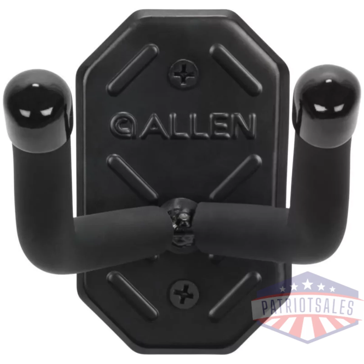 Allen defender double hooks with metal mounting plate black - image 1