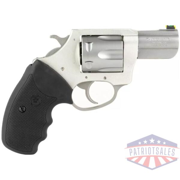 Charter Arms The Boxer Handgun .38 Spl 6rd Capacity 2.2" Barrel Silver with Black Grip