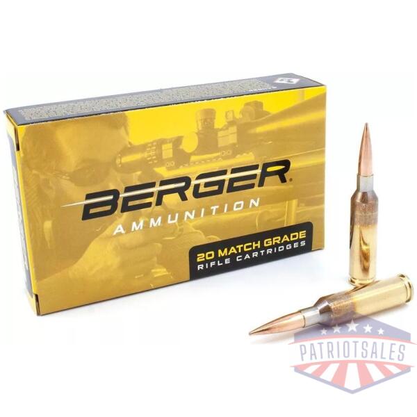 6mm Creedmoor 105gr Hybrid Target Match Grade Ammunition 20 Rounds