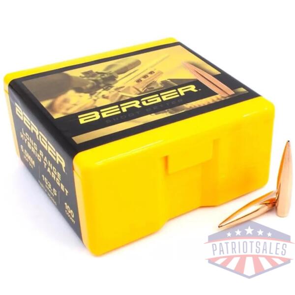 6.5MM 153.5 GRAIN LONG RANGE HYBRID TARGET BULLETS 100CT