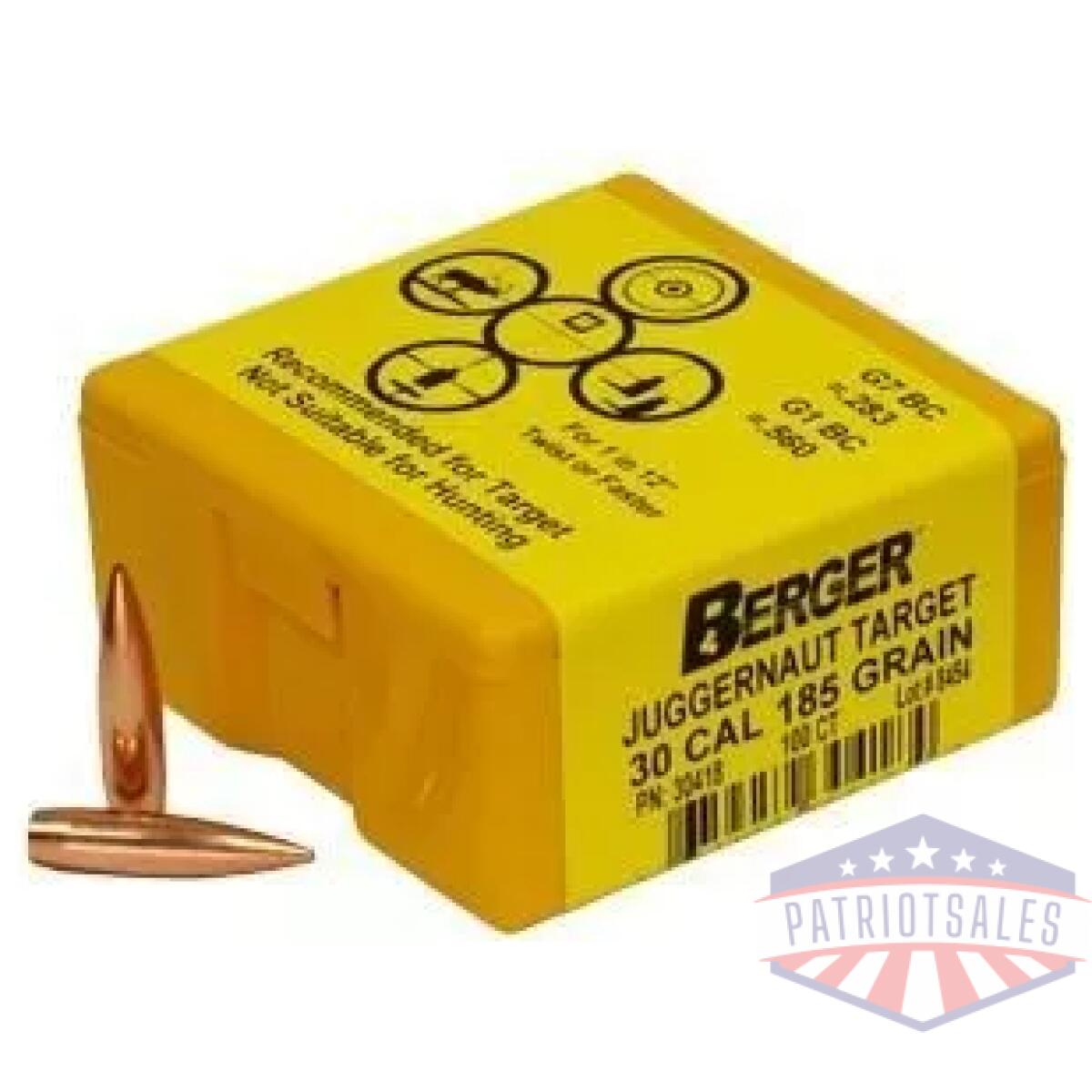 Https3a2f2fmedia. Chattanoogashooting. Com2fimages2fproduct2fbb304182fbb30418 - berger match grade target bullets. 30 cal. 308" 185 gr juggernaut target 100/box - https3a2f2fmedia. Chattanoogashooting. Com2fimages2fproduct2fbb304182fbb30418