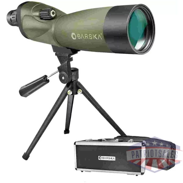 Barska Blackhawk WP Spotting Scope Tripod Soft & Hard Case - 20-60x60mm Matte