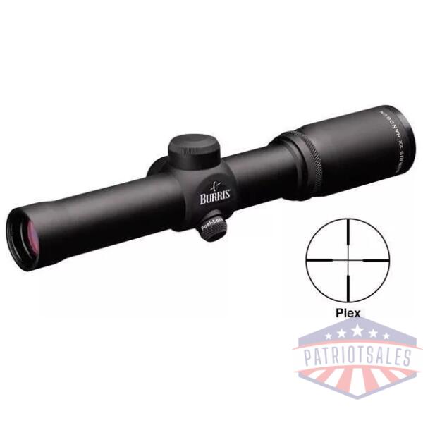 Burris Handgun Scope - 2x20mm 1" Tube Plex Reticle Matte