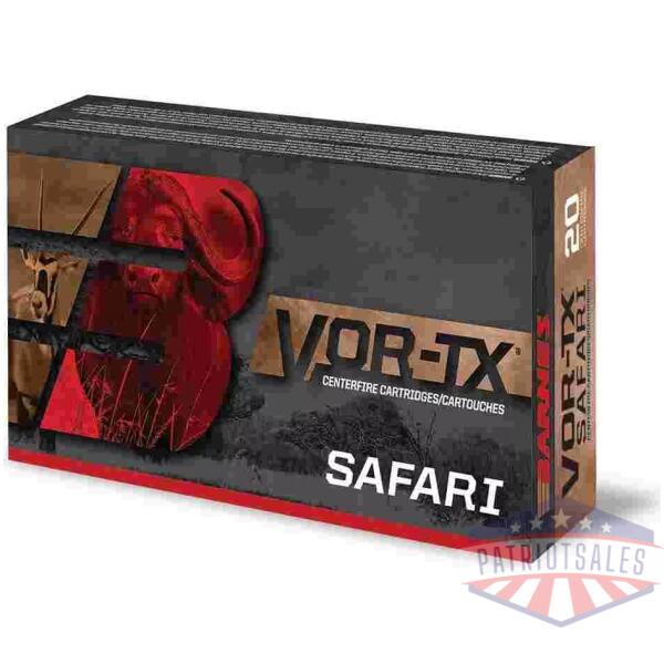 Barnes VOR-TX Safari Rifle .375 H&H 300 gr TSX FB 2540 fps - 20/box