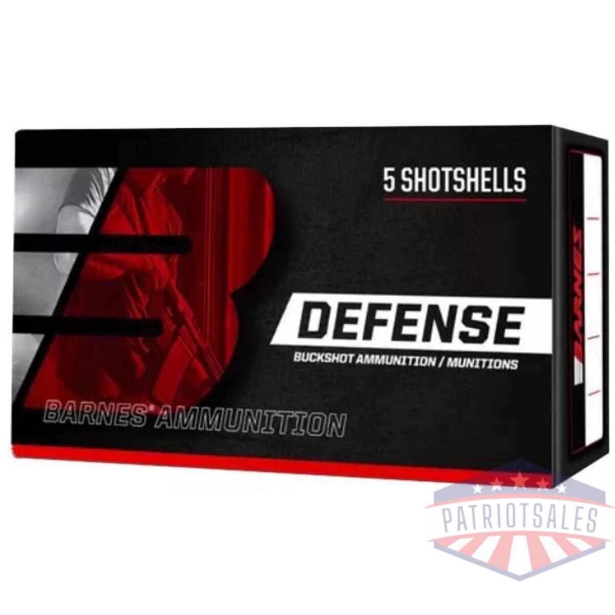 Https3a2f2fmedia. Chattanoogashooting. Com2fimages2fproduct2fbx320102fbarnesdefense - barnes defense buckshot shotshells 12ga 2-3/4" 8 plts 1200 fps #00 5/ct - https3a2f2fmedia. Chattanoogashooting. Com2fimages2fproduct2fbx320102fbarnesdefense