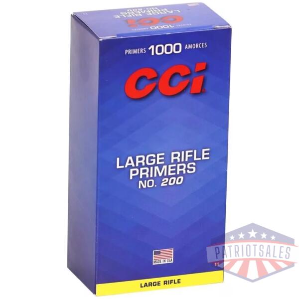CCI Standard Primers #200 Large Rifle - 1000/ct