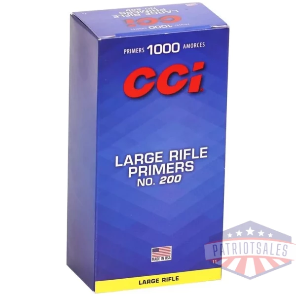 CCI Standard Primers #200 Large Rifle - 1000/ct