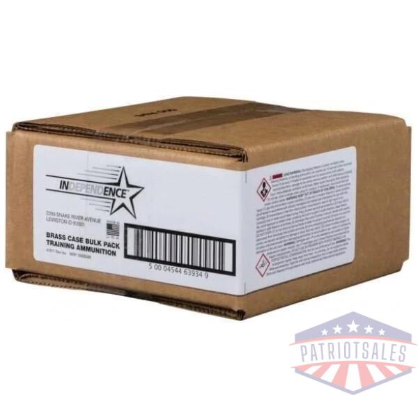CCI Independence Brass Handgun Ammunition .380 ACP 95 gr FMJ 945 fps 500/ct (Bulk)
