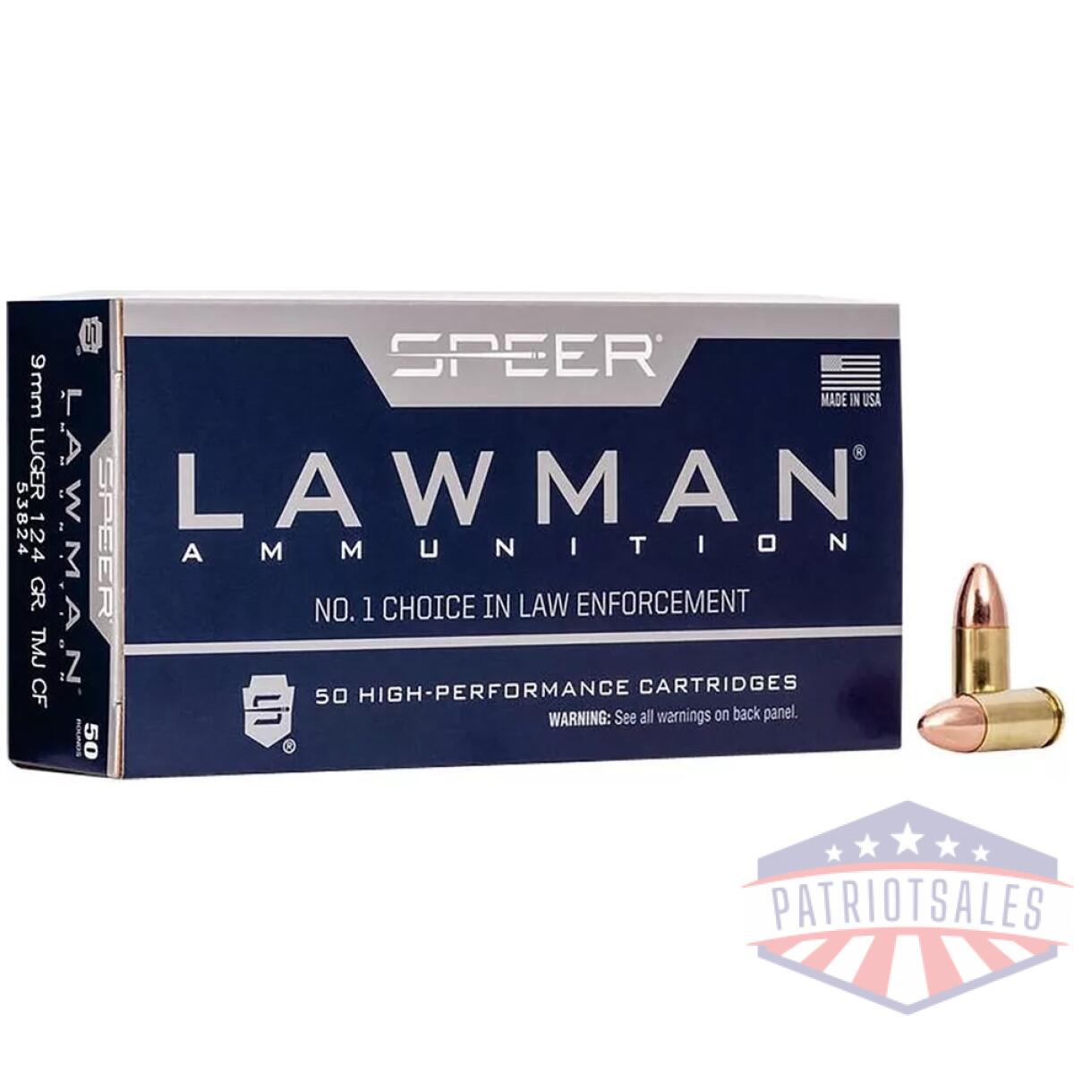 Https3a2f2fmedia. Chattanoogashooting. Com2fimages2fproduct2fcc538242fcc53824-1. Webp - speer lawman cleanfire handgun ammunition 9mm luger 124 gr tmj 1090 fps 50/rd - https3a2f2fmedia. Chattanoogashooting. Com2fimages2fproduct2fcc538242fcc53824 1