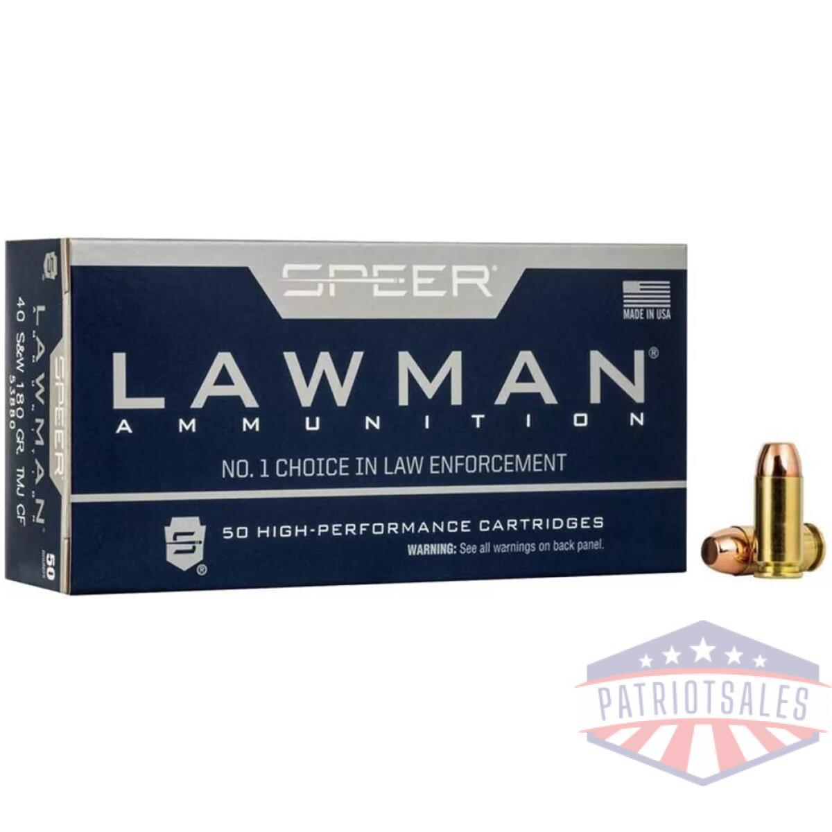 Https3a2f2fmedia. Chattanoogashooting. Com2fimages2fproduct2fcc538802fcc53880-1 - speer lawman cleanfire handgun ammunition. 40 s&w 180gr tmj 1000 fps 50/ct - https3a2f2fmedia. Chattanoogashooting. Com2fimages2fproduct2fcc538802fcc53880 1