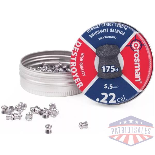 Crosman Destroyer Pellets .22 cal 5.5mm - 175/ct