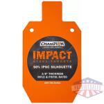 Champion Impact Steel Silhouette Target 50% IPSC Rifle Rated Orange