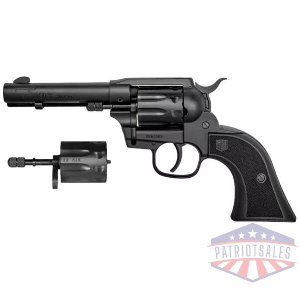 Diamondback Sidekick Checkered Polymer Grip Handgun .22 WMR/.22 LR 9rd Capacity 4.5" Barrel SA/DA Black