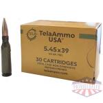 Wolf TelaAmmo Rifle Ammunition 5.45x39 65gr FMJ 2959 fps 30/ct