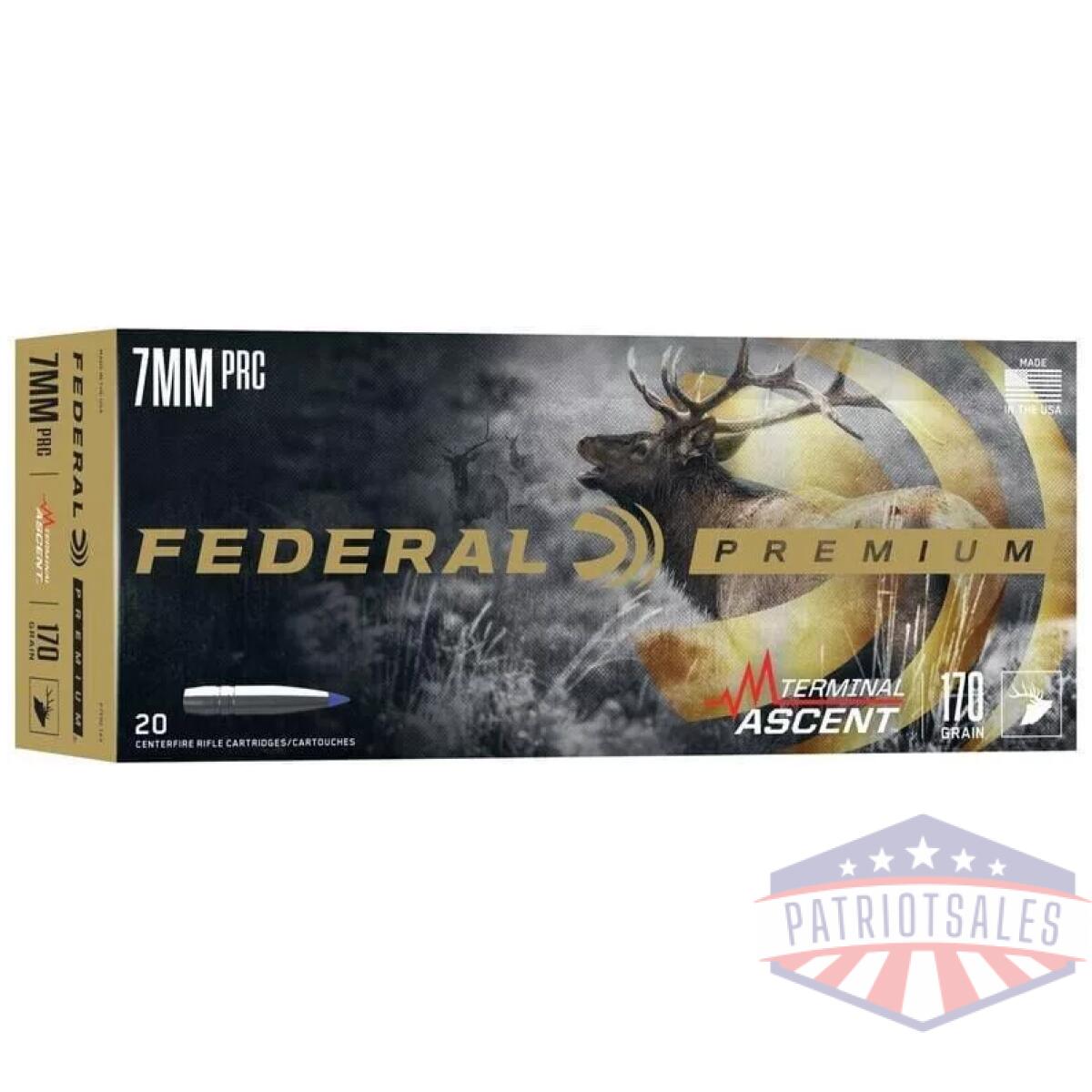 Https3a2f2fmedia. Chattanoogashooting. Com2fimages2fproduct2ffap7prcta32ffap7prcta3 - federal terminal ascent rifle ammunition 7mm prc 170gr 2950 fps 20/ct - https3a2f2fmedia. Chattanoogashooting. Com2fimages2fproduct2ffap7prcta32ffap7prcta3