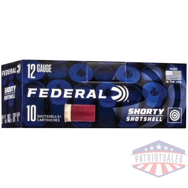 Federal Shorty Shotshells 12ga 1-3/4" 15/16oz 1145 fps #8 10/ct