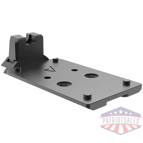 Springfield Armory Agency Optic System Mounting Plate 1911 DS for Trijicon RMR/SRO Black
