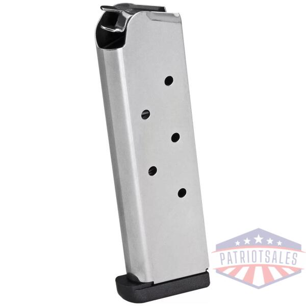 Springfield 1911 Stainless Steel  EMP Magazine with Slam Pad .45 ACP 7/rd