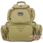 G-Outdoors Handgunner Backpack with 4 Handgun Cradle Tan