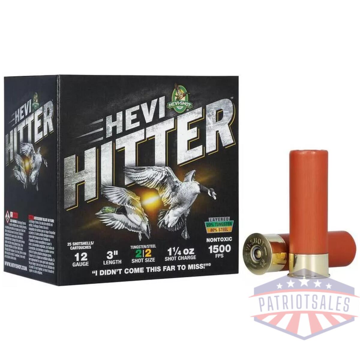 Https3a2f2fmedia. Chattanoogashooting. Com2fimages2fproduct2fhvhs280222fhvhs28021. Webp - hevi-shot hevi-hitter tungsten/steel shotshells 12ga 3" 1-1/4oz 1500 fps #2 25/ct - https3a2f2fmedia. Chattanoogashooting. Com2fimages2fproduct2fhvhs280222fhvhs28021