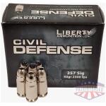 Civil Defense .357 SIG 50GR Copper Mono Frag HP Lead Free 20RD