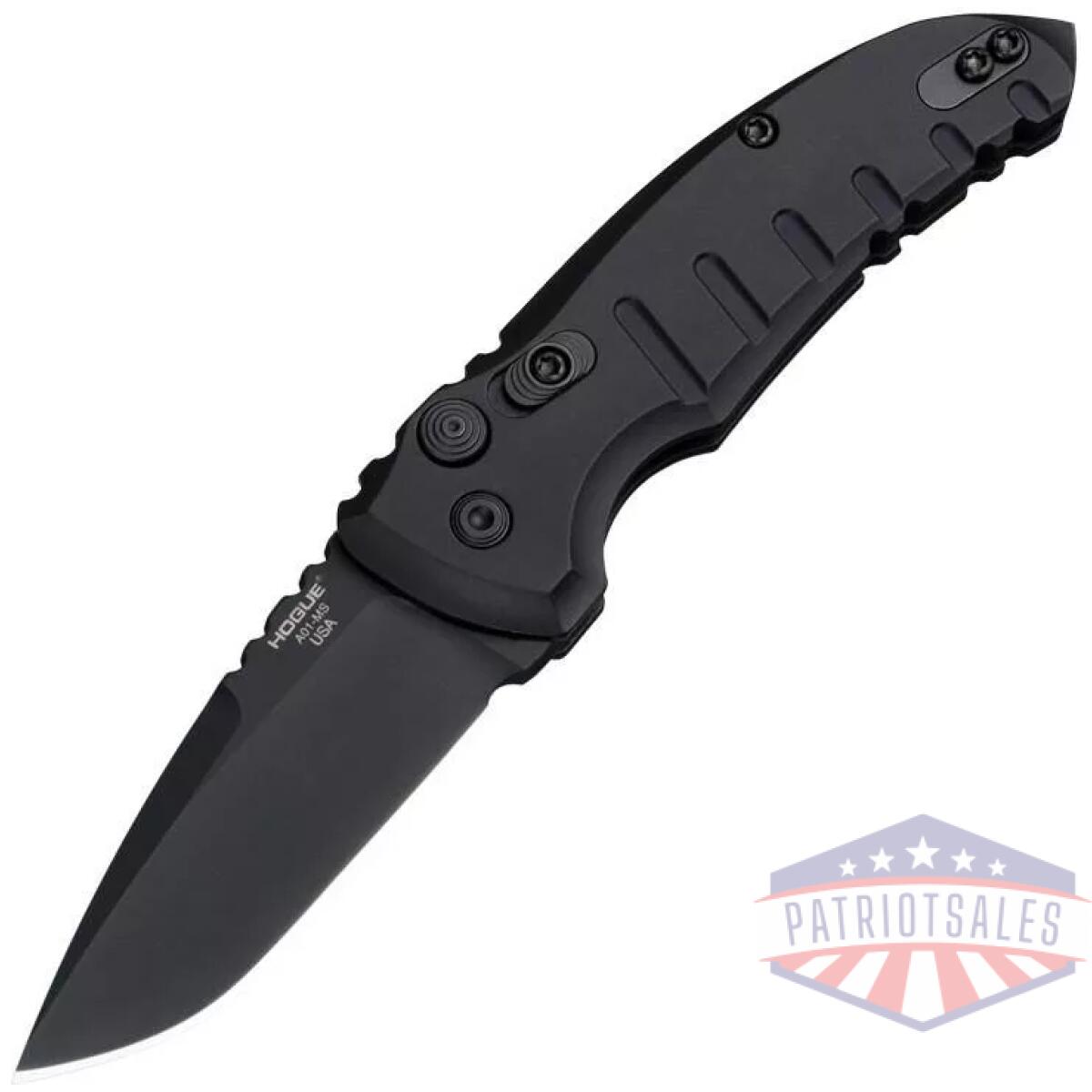 Https3a2f2fmedia. Chattanoogashooting. Com2fimages2fproduct2fjn241162fjn24116_1 - hogue a01-microswitch automatic folder knife 2-3/4" drop point blade black - https3a2f2fmedia. Chattanoogashooting. Com2fimages2fproduct2fjn241162fjn24116 1