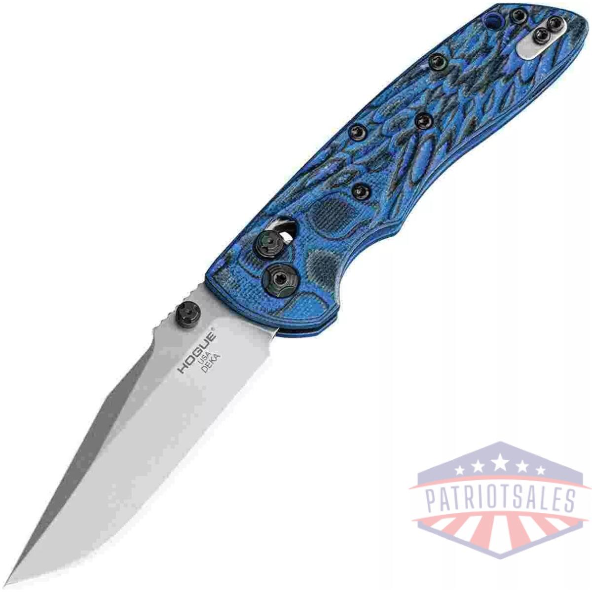 Https3a2f2fmedia. Chattanoogashooting. Com2fimages2fproduct2fjn242732fjn24273 - hogue deka 3. 25" able lock folder clip point blade tumble finish g-10 blu lava - https3a2f2fmedia. Chattanoogashooting. Com2fimages2fproduct2fjn242732fjn24273