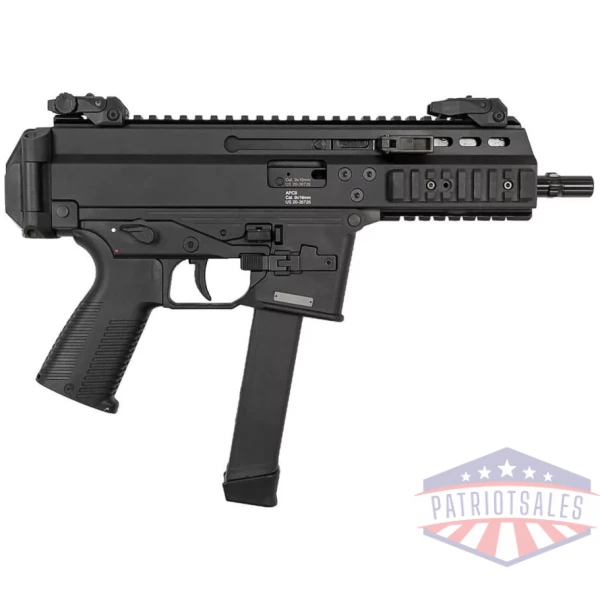 B&T APC9 Pro Handgun 9mm Luger 33rd Glock Magazine 6.8" Barrel Black