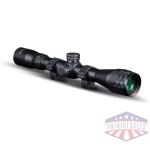KonusPro Rifle Scope w/ Rings- 3-9x32mm AO Zoom Matte Black