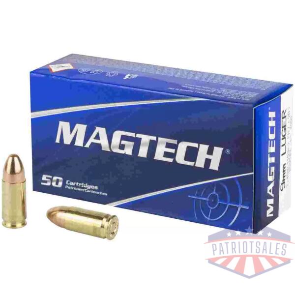 Magtech Handgun Ammunition 9mm Luger(+P+) 115gr JHP 1330 fps 50/ct