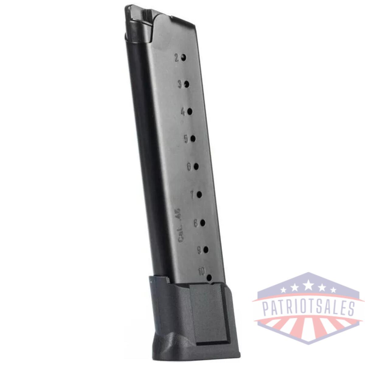 Mec-Gar 1911 Full Size Anti-Friction Handgun Magazine .45 ACP 10/rd