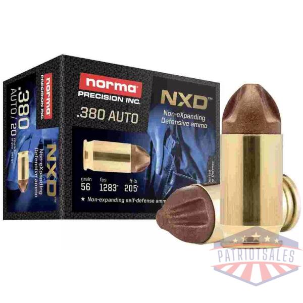 Norma NXD Handgun Ammunition 9mm Luger 65gr NXD 1730 fps 20/ct