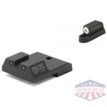 Night Fision Perfect Dot NS Set with Yellow Front + White U Rear for S&W M&P Shield