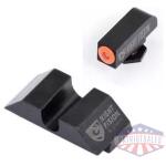 Perfect Dot NS Set w/Orange Front Dot+ U Blank Rear for Glock 17-39