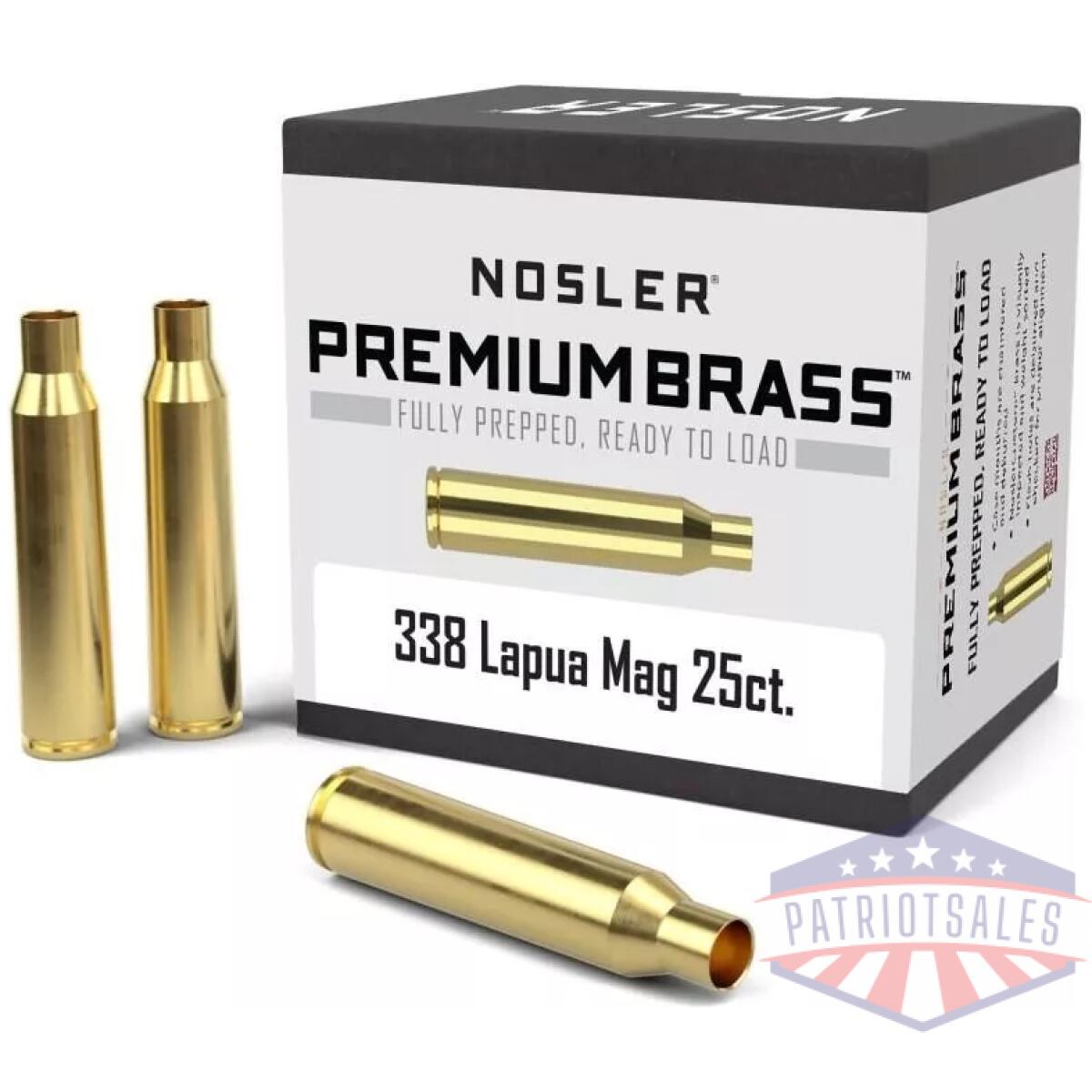 Https3a2f2fmedia. Chattanoogashooting. Com2fimages2fproduct2fno119142fno11914-1 - nosler unprimed brass rifle cartridge cases 25/ct. 338 lapua - https3a2f2fmedia. Chattanoogashooting. Com2fimages2fproduct2fno119142fno11914 1