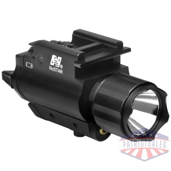 TACTICAL GREEN LASER SIGHT & 3W 150 LUMEN LED FLASHLIGHT W/WEAVER QR