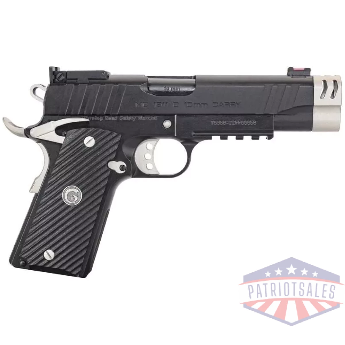 Https3a2f2fmedia. Chattanoogashooting. Com2fimages2fproduct2fnt3906162fntmc1911c10mmblcomp-1 - eaa girsan mc1911 commander handgun 10mm auto 9rd magazine 4. 4" barrel black frame with compensator - https3a2f2fmedia. Chattanoogashooting. Com2fimages2fproduct2fnt3906162fntmc1911c10mmblcomp 1