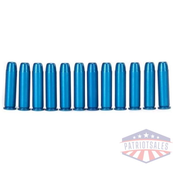 A-Zoom Aluminum Snap Caps .357 Mag Blue 12/pk