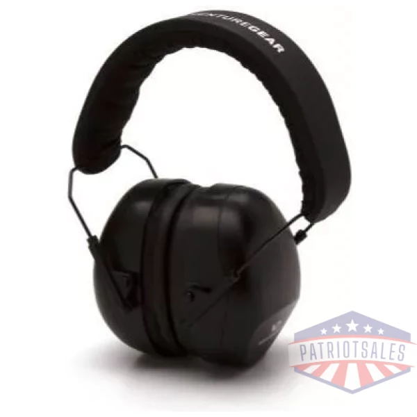 Pyramex VG80 Series Ear Muffs 25dB Black