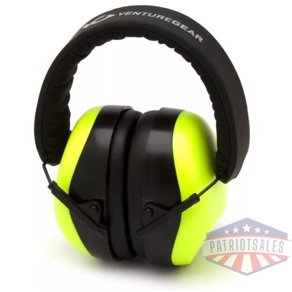 Pyramex Venture Gear VG80 Series Passive Earmuff 25dB Lime