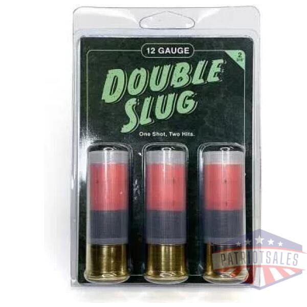Reaper Defense Double Slug Shotshell 12ga 2-3/4" Double Slug 3/ct