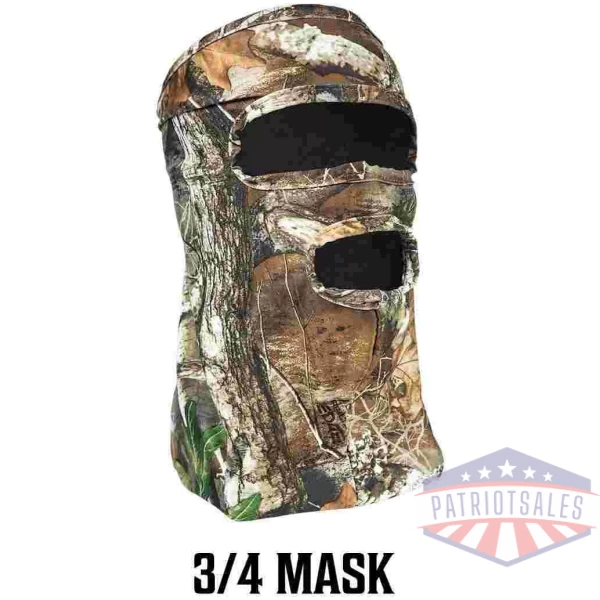 Primos Stretch Fit Mask - RealTree Edge Camo 3/4 Face