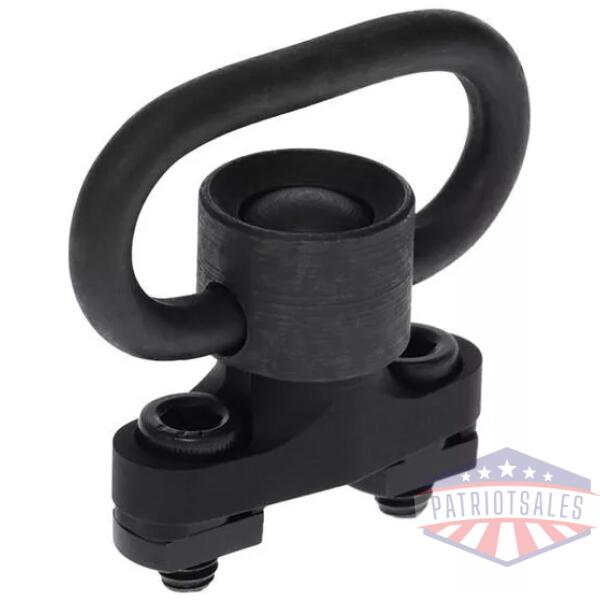 Rival Arms M-LOK QD Sling Mount and Swivel Recessed Button Black