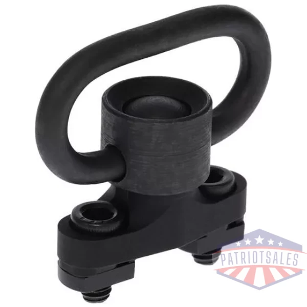 Rival Arms M-LOK QD Sling Mount and Swivel Recessed Button Black