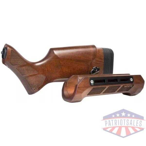 WOOX Gladiatore Stock and Forend Kit for Mossberg 500 6.75" Action Tube Walnut