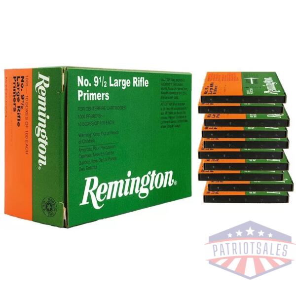 Remington Centerfire Primers-9-1/2 Large Rifle 1000/ct