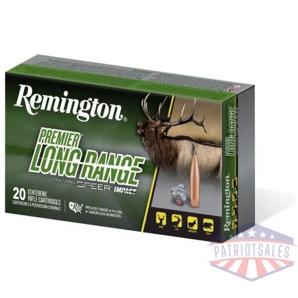 Remington Premier Long Range w/ Speer Impact Rifle Ammunition 7mm PRC 175gr PT 3000 fps 20/ct