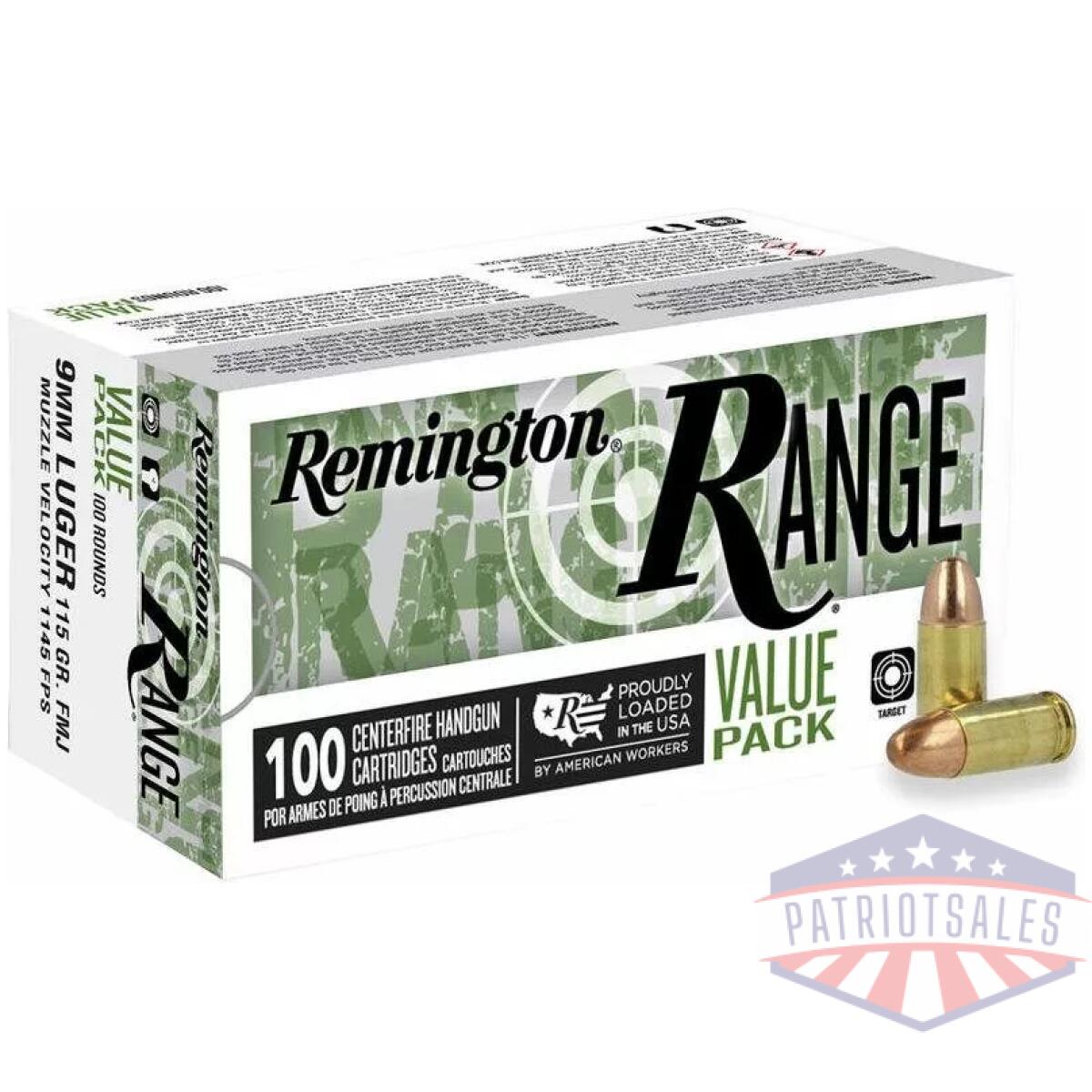 Https3a2f2fmedia. Chattanoogashooting. Com2fimages2fproduct2frtr239792frtr23979. Webp - remington range handgun ammunition 9mm luger 115gr fmj 1145 fps 100/ct - https3a2f2fmedia. Chattanoogashooting. Com2fimages2fproduct2frtr239792frtr23979